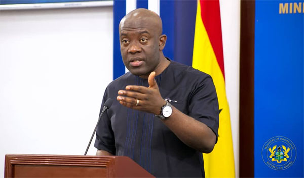 Information Minister, Kojo Oppong Nkrumah