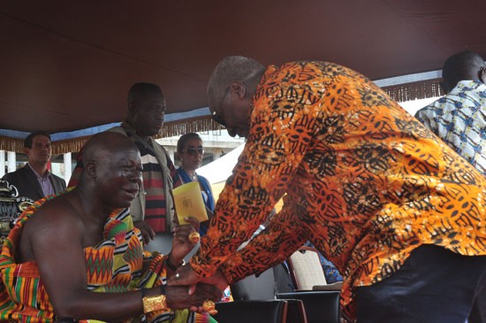 Otumfuo and Mahama