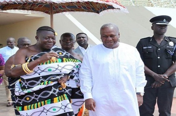 Otumfuo and Mahama