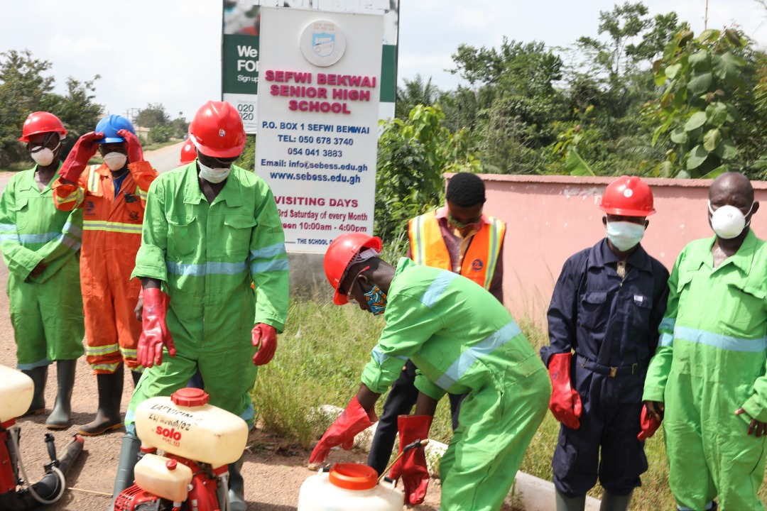 Bibiani, Chirano, Sefwi Wiaso SHS and others fumigated in Western North Region 3