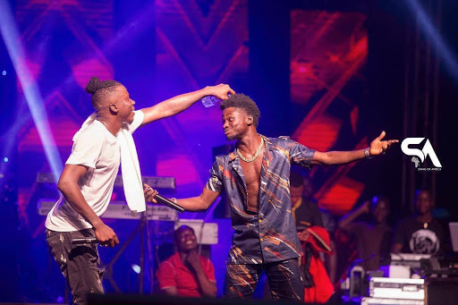 Stonebwoy and Kuame Eugene