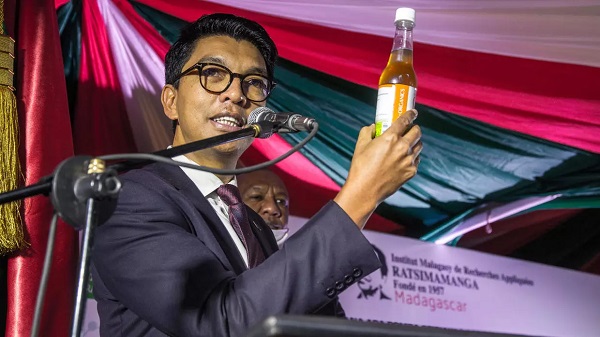 Madagascan President Andry Rajoelina 