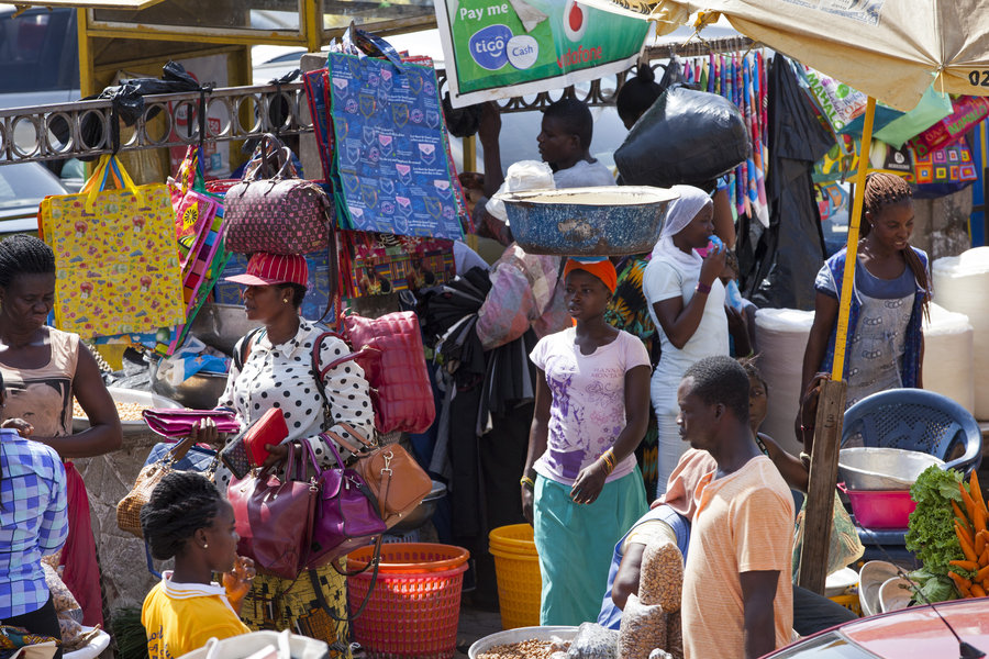 Market in Ghana