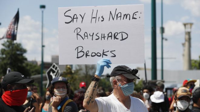 Rayshard Brooks died on Friday after being shot by a police officer