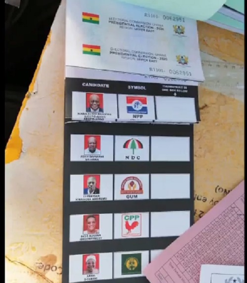 Defective ballot paper