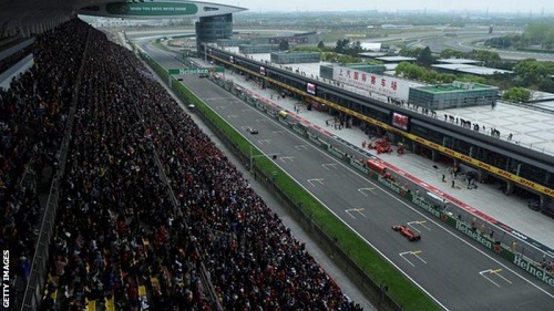 The Chinese Grand Prix was due to take place on 19 April