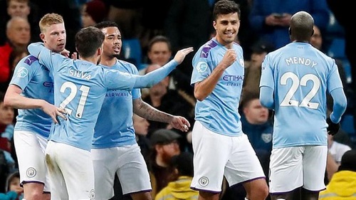 Rodri opened the scoring for Manchester City on 30 minutes