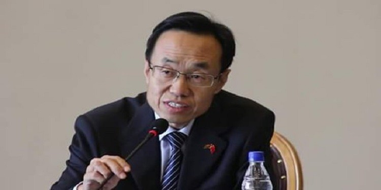 Chinese Ambassador to Ghana Shi Ting Wang