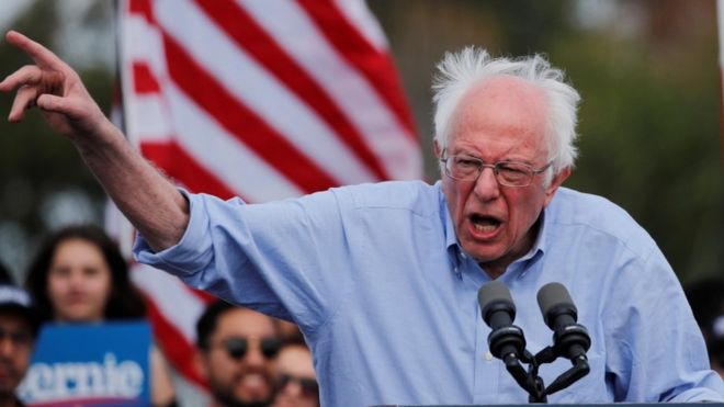 Bernie Sanders has warned Russia to 