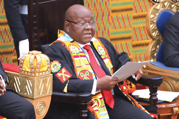 Speaker of Parliament, Mike Oquaye