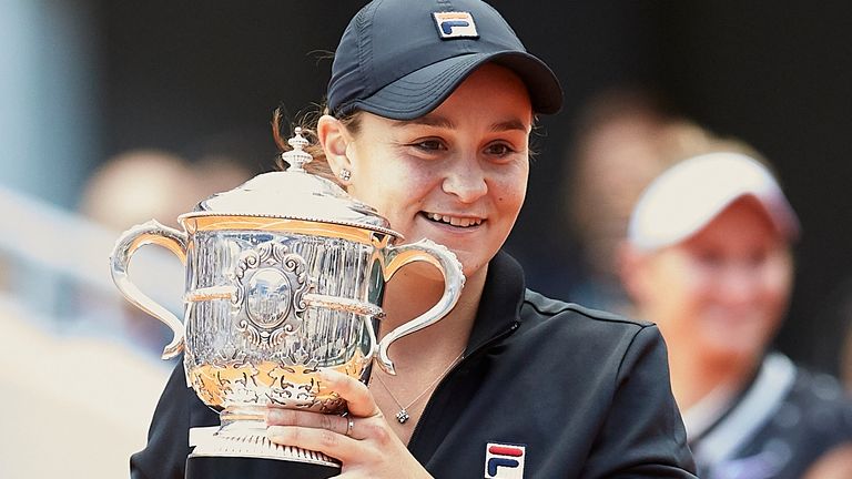 Ashleigh Barty won her maiden grand slam at the 2019 French Open