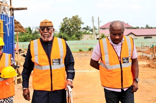 Nyaho-Tamakloe (left) Communications Director Kwame Opare Addo (right)