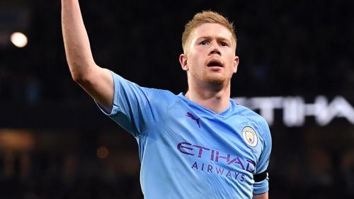 De Bruyne scored 13 goals and assisted 20 in the 2019/20 campaign