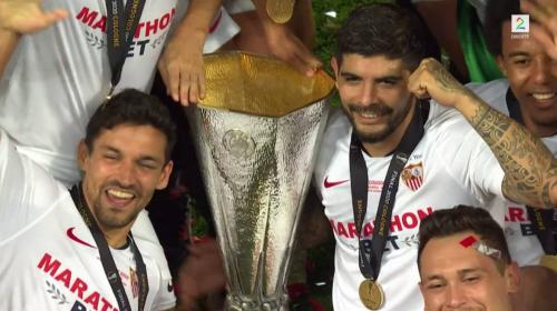 Sevilla beat Inter Milan to win record sixth Europa League trophy