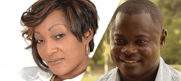 Nii Odartey Lamptey and his ex-wife, Gloria Appiah