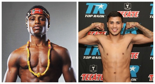 Isaac Dogboe (left) Chris Avalos (right)