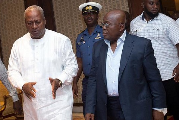 John Mahama and Akufo-Addo