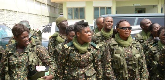 Personnel of the Ghana Immigration Service 