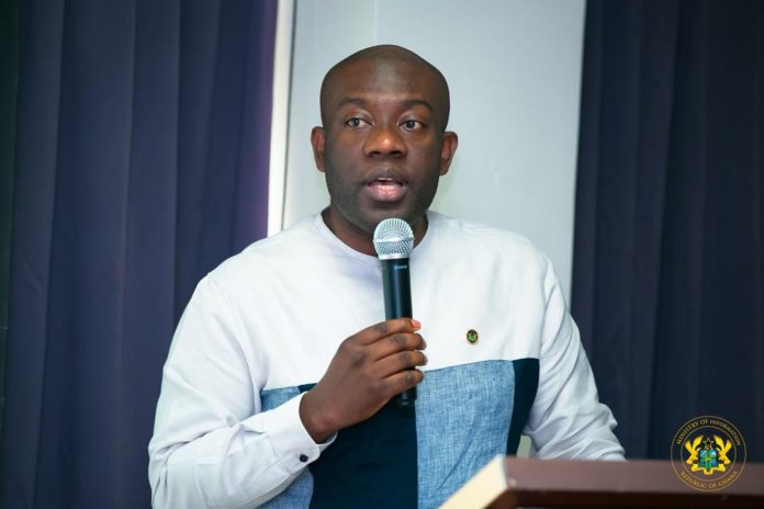 Minister for Information Kojo Oppong Nkrumah