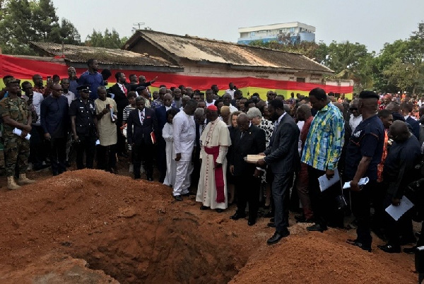 President Akufo-Addo has officially cut sod for the construction of Ghana's National Cathedral