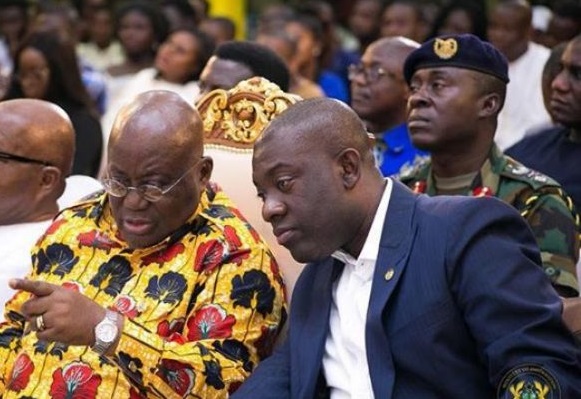 Prez. Akufo-Addo and Kojo Oppong Nkrumah