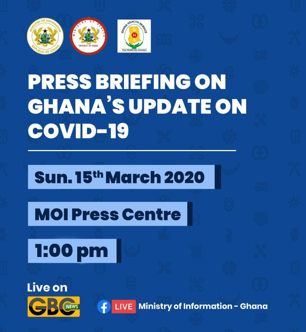 Govt briefs Ghanaians on Covid-19 update 