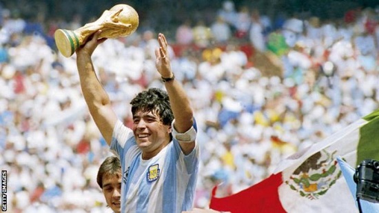 Diego Maradona won the World Cup with Argentina in 1986