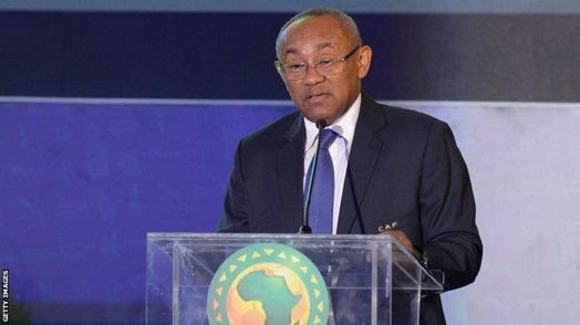 CAF president Ahmad 