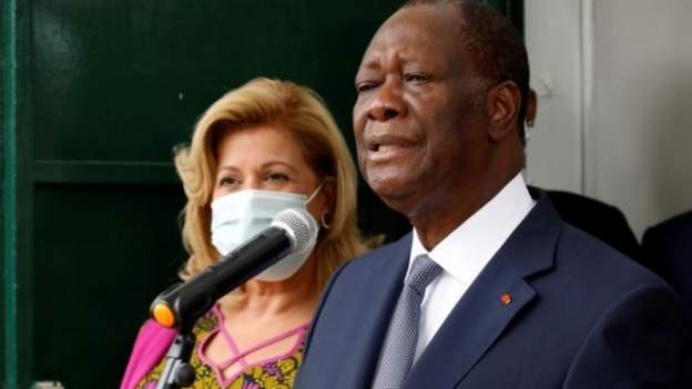President Alassane Ouattara ran for a third term after his preferred successor died