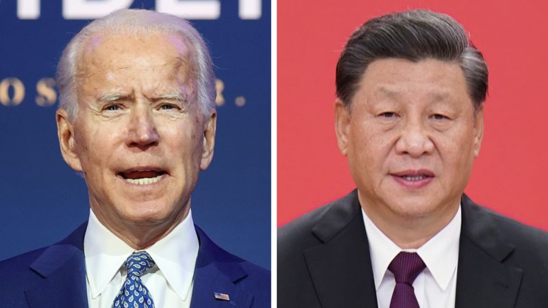 Joe Biden and Xi Jinping - could a phone conversation soon be on the cards?