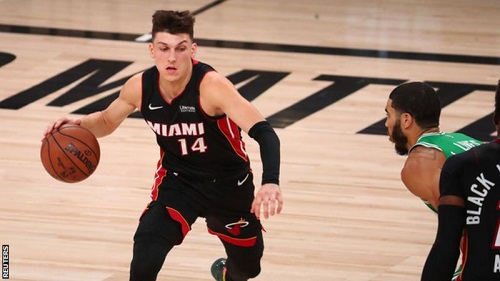 Herro was selected by the Heat in the first round of the 2019 NBA draft