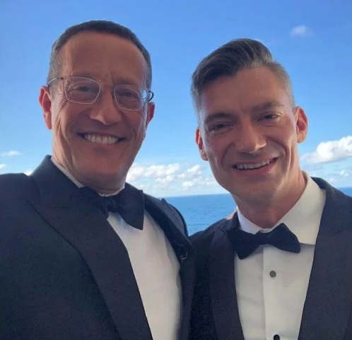 Richard Quest and Chris Pepesterny [Instagram]