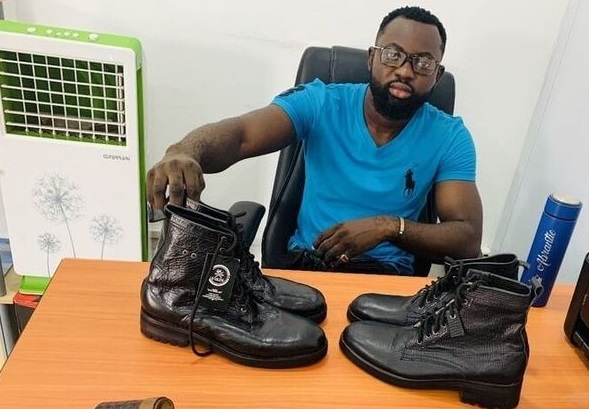 George Nkornyui said police turned him away even though they admitted his shoes were of good quality.