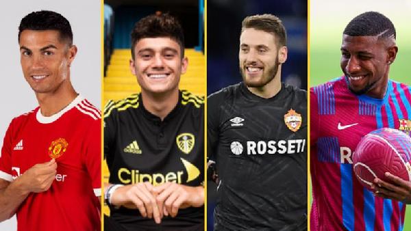 Cristiano Ronaldo, Daniel James, Nikola Vlasic and Emerson Royal were among the movers on deadline day