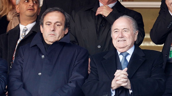 Platini (left) and Blatter have both been charged with fraud