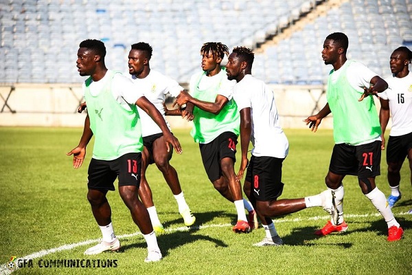  Black Stars trained at the Orlando Stadium Wednesday, November 10, 2021 ahead of the penultimate FIFA World Cup Qatar 2022 Group G qualifier against Ethiopia.