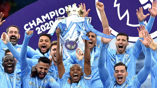 Manchester City lifted the Premier League title last season