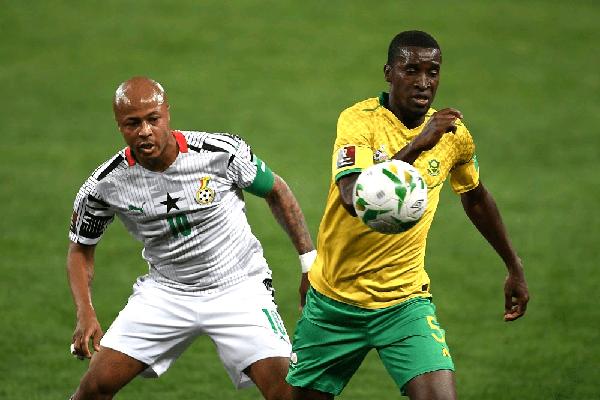 Black Stars suffered a 1-0 loss to South Africa at the FNB Stadium in the first leg