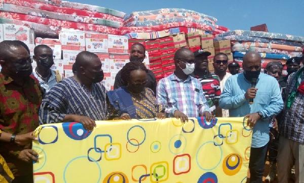 The NDC’s 2020 Presidential Candidate said he could not sit and not respond to the cries of the people, who had been ravaged by the sea thus his widow's mite to alleviate their sufferings.