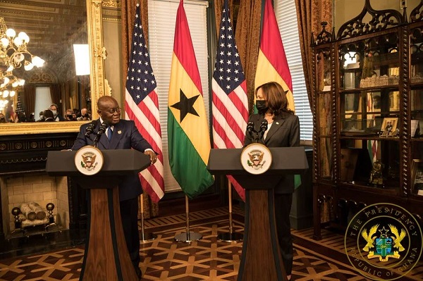 Nana Akufo-Addo and Kamala Harris