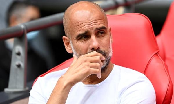 Pep Guardiola has outlined his career goals after he leaves Manchester City in 2023. Photograph: Michael Regan/The FA/Getty Images