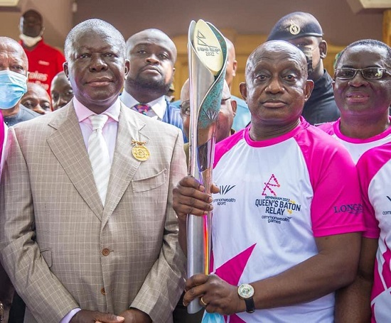 Otumfuo receives Queen’s Baton for Birmingham 2022 Commonwealth Games