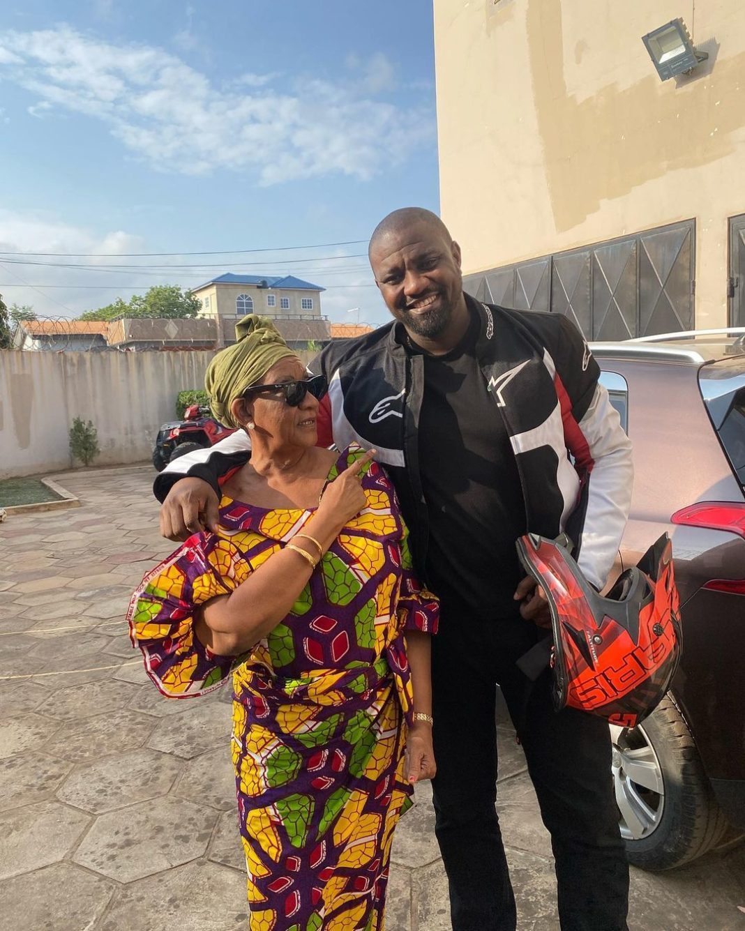 John Dumelo celebrates his mother as she marks 70