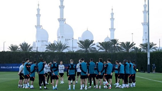 Chelsea have been training in Abu Dhabi