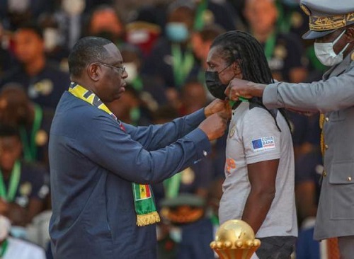 Senegal president praised the national football coach, Aliou Cissé
