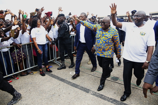 President Nana Akufo-Addo in October 2018 ifted the curtain on the NABCO programme with the declaration that the stage was set for the restoration of hope and dignity to the youth.
