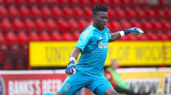 Ajax goalkeeper Andre Onana