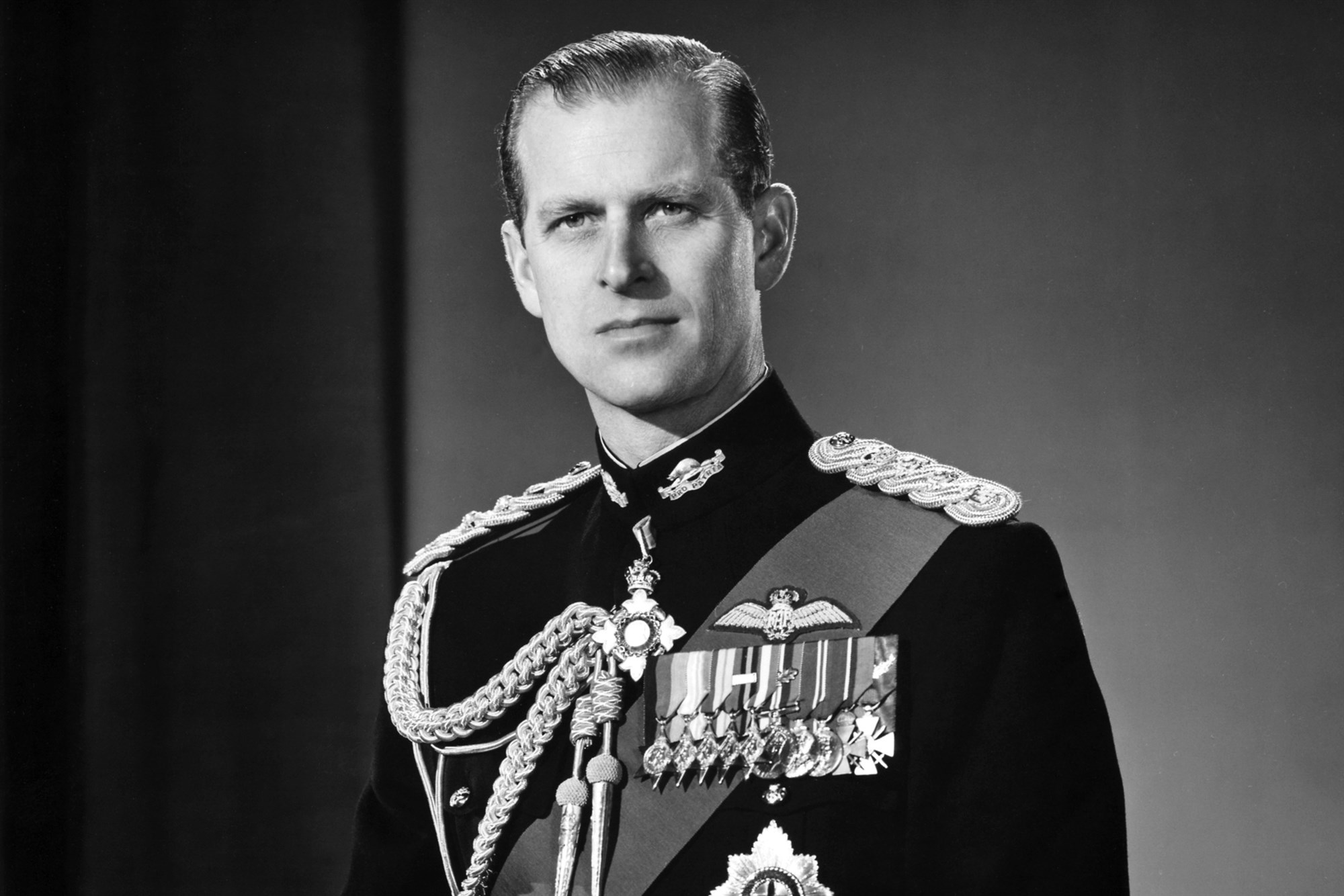 Prince Philip, Duke of Edinburgh poses for a portrait at home in Buckingham Palace in December 1958 in London.Donald McKague / Michael Ochs Archives/Getty Images