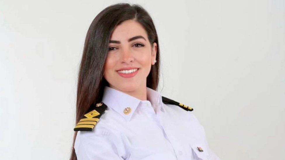 Marwa Elselehdar is Egypt's first female ship's captain