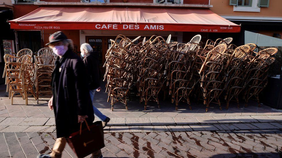 Non-essential shops and restaurants will be shut